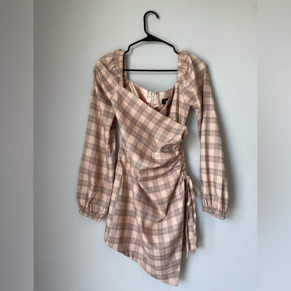 Plaid Long Sleeved 4SI3NNA Dress